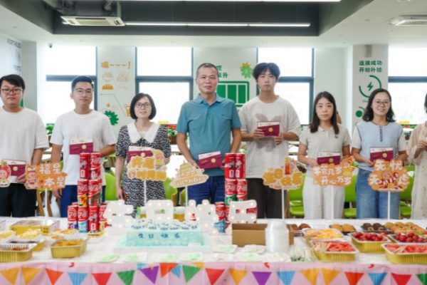 Vsol Company birthday party group photo 1