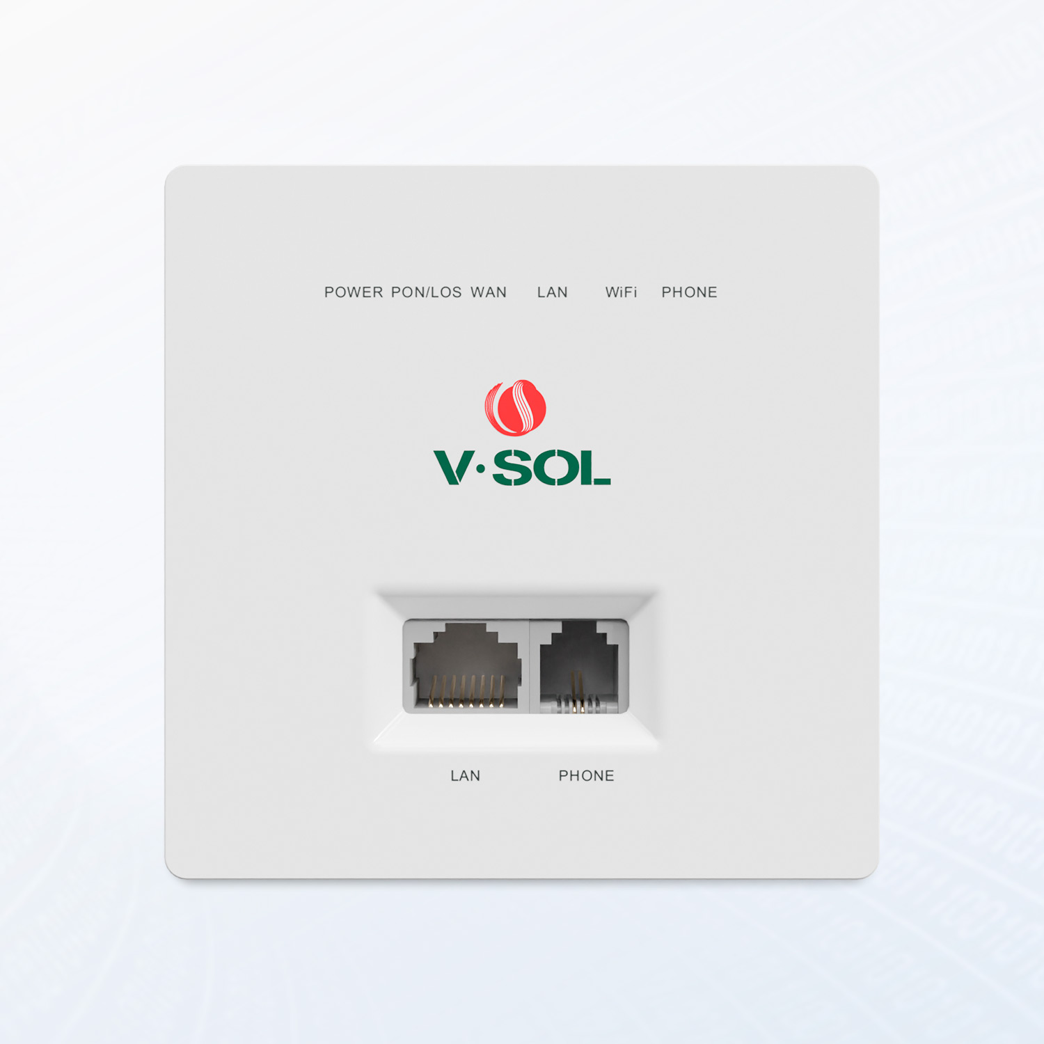 1XPON+1GE+1POTS+Wi-Fi 4 内嵌式面板光猫(86型)