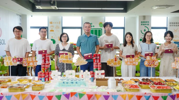 Vsol Company birthday party group photo 1